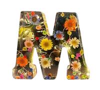 Genérico Luz nocturna de lectura - Panel de felicitaciones iluminado | Letras De Resina Brillante | Alfabeto De Resina Con Luz | Letras Decorativas Con Iluminación LED