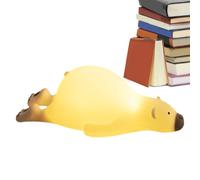 Genérico Luz Nocturna de Silicona - Oso USB Recargable Y Regulable - Pequeña Lámpara Recargable Luz Nocturna Cálida | Para Niñas Niños Mesita De Noche Lectura Cumpleaños Viaje Hotel Oficina Casa