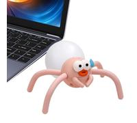 Genérico Luz nocturna escalofriante Decoraciones de araña LED con patas | Luz nocturna divertida transformable Para Niños, Mesita de Mesa Escritorio Hogar Cuarto de Bebé Dormitorio Salón