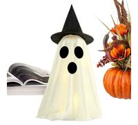 Genérico Luz nocturna fantasma de Halloween, linterna fantasma luminosa | Lámpara LED aterradora Alimentada por pilas para , decoraciones de mesa, chimenea de Halloween