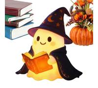 Genérico Luz Nocturna Fantasma,Luz Fantasma Halloween | LED Diseño Libro de Lectura Terrorífico y Adorable Decoraciones para Dormitorio Escritorio Repisa Chimenea Cocina Fiestas Casa de Campo
