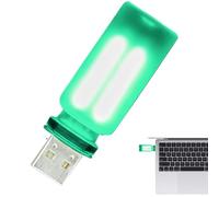 Genérico Luz Nocturna LED con Control Táctil | Lámparas Portátiles Con Iluminación De Brillo Ajustable | Luz Decorativa En Botella De Vidrio Opalino | para Dormitorio Infantil Baño Pasillo y Hogar