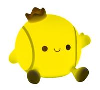 Genérico Luz nocturna para habitación infantil, luz nocturna LED bola de tenis ajustable, lámpara de escritorio decorativa suave para dormitorio bebé y mesita de noche