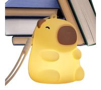 Genérico Luz Para Bolsos,Llavero De Capibara Para Mochila,De Luz Nocturna Portátil Recargable Por USB - Para Mujeres Niñas Niños Viajes Coche Casa Bolso De Mano Monedero Mochila