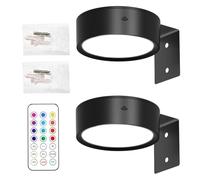 Genérico Luz Para Cuadros Que Funciona Con Pilas | Luz Para Pinturas Con Imán Para Colgar y Mando A Distancia | LED Multiusos Para Dormitorio Y Pasillo