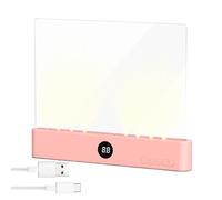 Genérico Luz Plana Para Libros, Lamparas Lectura Libro, Luz Para Leer Libros En La Cama, Visual Panel De Lamparas LED Para Libro Para Uso Nocturno Dormitorio, Oficina, Escuela