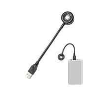 Genérico Luz puesta sol, luces LED proyección lámpara atardecer: carga USB, 7 colores con botón, enchufe rotación 360 grados y juego para decoración dormitorio/reunión/viva/decoración h