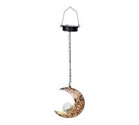 Genérico Luz Solar Para Exteriores, Diseño De Forma Artística, Tamaño De Luna 15,5x57,5 Cm, Luces Decorativas Para Jardín, Lámpara Solar, Fácil Instalación, Para, Ċamino, Entrada, Césped, Patio