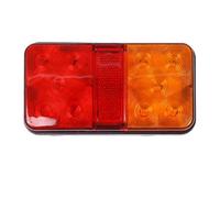 Genérico luz trasera 12V 2W 10 LED para camión coche remolque luz trasera indicadora de parada para giro para señal luces impermeables a prueba