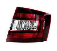 Genérico Luz trasera Cubierta de luz trasera para Skoda Spaceback luz trasera de freno de conducción advertencia para lámpara de señal de parada sin bombilla(Black Right)