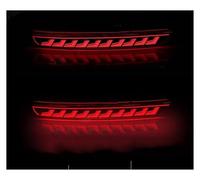 Genérico Luz Trasera Luces LED reflectoras parachoques trasero para Subaru para Forester 2008-2018, lámparas señal giro dinámicas freno coche, 12V Luces Traseras(Smoked Shell c)