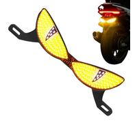 Genérico Luz Trasera Motocicleta | Iluminación Brillante Impermeable | Iluminación Trasera LED Para Moto | Para Conducción Nocturna Desplazamientos Diarios Viajes Turismo Urbano Aficionados
