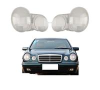 Genérico Lyjstore Transparent Headlight Lens Cover PC Shell Compatible With Benz E-Class W210 E200 E220 1995 1996 1997 1998 1999 2000