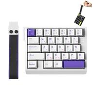 Genérico M30 8K Wired Magnetic-Switch Gaming Keyboard, Double-Rail Hot Swappable RGB Backlit Mechanical Keyboard,Low-Latency Rapid Trigger 29 Keys Gaming Keyboard