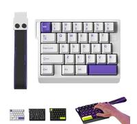 Genérico M30 HE Wired Magnetic-Switch Gaming Keyboard, 30% Compact Layout, 0.1ms Ultra-Low-Latency, 8 kHz Polling, RGB Backlit, E-Sports Gaming Accessories, for Playing Games, Offiices (White)