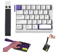 Genérico M30 HE Wired Magnetic-Switch Gaming Keyboard, 30% Compact Layout, 8 kHz Polling, 0.1ms Ultra-Low-Latency, RGB Backlit, for E-Sport Performance and PC Accessories (White)