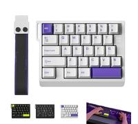 Genérico M30 HE Wired Magnetic-Switch Gaming Keyboard, 30% Compact Layout, 8 kHz Polling, 0.1ms Ultra-Low-Latency, Wired Connection, E-Sport Gaming Accessories PC Accessories (White)