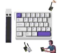 Genérico M30 HE Wired Magnetic-Switch Gaming Keyboard, 30% Compact Layout, 8K Returns, E-Sport Gaming Keyboard (White)
