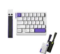 Genérico M30 He Wired Magnetic-Switch Gaming Keyboard - 30% Compact Layout, 8k Returns, RGB Backlit, Ultra-Low-Latency, E-Sport Gaming Accessories Pc Accessories (White)