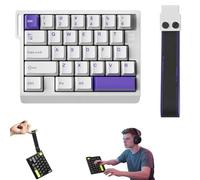 Genérico M30 He Wired Magnetic-Switch Gaming Keyboard, 30% Compact Layout, Ultra-Low-Latency, 8k Returns, E-Sports Performance Wired Mechanical Keyboard For Pc(White)