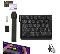 Genérico M30 He Wired Magnetic-Switch Gaming Keyboard, Ultra-Low-Latency, 30% Compact Layout, 8k Returns, RGB Backlit, E-Sports Performance Wired Mechanical Keyboard (A)