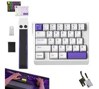 Genérico M30 He Wired Magnetic-Switch Gaming Keyboard, Ultra-Low-Latency, 30% Compact Layout, 8k Returns, RGB Backlit, E-Sports Performance Wired Mechanical Keyboard (B)