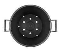 Genérico Maceta Exterior Grande de 30L - 40×33 cm para Huerto Urbano, Árboles Jovenes, Hortalizas, Planteles, Plantas Trepadoras y Cultivo Indoor Outdoor - Plastico HDPE - Color Negro