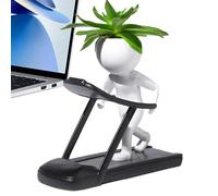 Genérico Maceta Humana Deportiva - Maceta Resina Hombre Músculoso, Planta Divertida Gimnasio, Yoga Figura Humana Resina para Balcón | Decoración Planta Tierna Creativa para Repisa, Balcón Y Baño.