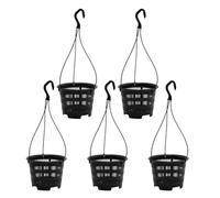 Genérico Maceta para orquídeas: Maceta Ligera y Estable con Gancho, macetero de vivero Transpirable ranurado, jarrón de jardín de Colgante, decoración Moderna para Exteriores