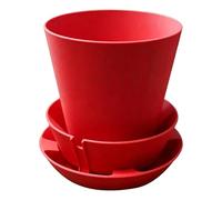 Genérico Macetas de riego automático de 4 Pulgadas - Maceta pequeña 10 cm, macetas con depósito, Recipiente suculento Moderno con Alto Drenaje, lavabos Decorativos, para Porche jardín Interior