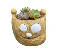 Generico Macetas divertidas para plantas, de resina, decorativas, para dormitorio, salón, cocina, escritorio, estantería, jardín, terraza y camino