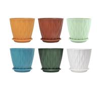 Genérico Macetas para Interiores,Lote de 6 Macetas para Orquídeas - Maceteros de Interior,para Invernadero, Oficina, Cocina, balcón, Patio, baño en días Festivos