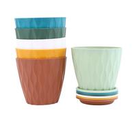 Genérico Macetas para Interiores | Lote de 6 Macetas para Orquídeas | Maceteros de Interior - para Terraza, Balcón, Baño, Cocina, Salón, Dormitorio, Invernadero, Alféizar