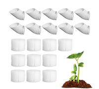 Genérico Macetas para Plantones | 10 Unidades Hidropónicas para Torre Vertical,Cesta De Crecimiento De Cultivo PVC Sin Suelo Contenedor De Flores para Interior Hombres Y