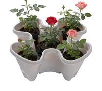 Genérico Macetero Apilable - Macetero Apilable Antideslizante y Seguro | Torre de Macetas Apilables para Fresas - Decoración para Jardín Terraza Balcón Hogar Apartamento