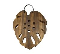Genérico Macetero De Pared De Madera: Tablero Vertical para Montaje En Forma De Cola De, Soporte para Exhibición De Orquídeas Y Helechos Cuerno De | Elegante Accesorio De Decoración Natural para Sal