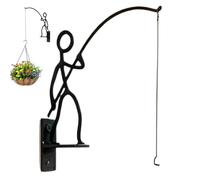 Genérico Macetero de Pared,Expositor Decorativo Resistente a la Intemperie | Ganchos Metálicos para Plantas de Pared - para Plantas Interior Exterior Balcón Dormitorio Salón Jardín