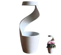 genérico Macetero Moderno con riego de Nubes, macetero con autorriego para Plantas de Interior, Maceta con Efecto de Lluvia de Goteo Lento, maceteros para decoración de Oficina en el hogar (1PC)