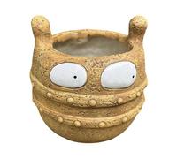 Genérico Macetero - Recipiente Decorativo Moderno de Resina,Macetero para Flores Pequeñas - para Hogar Oficina Escritorio Mesa Estantería Interior Exterior Jardín Patio Senda