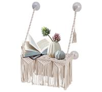 Genérico Macrame - Conjunto de Hilados de algodón, cordón Hecho a Mano, Trabajo de Nudo Estable, versátil utilizable | Material Creativo de Macrame para Colgantes de Pared, Perchas de Plantas, Joyas