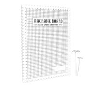 Generico Macrame Project Board - Pulsera de proyectos de 10,43 x 7,28 x 0,59 pulgadas | Ligero y portátil para manualidades en cualquier lugar - Tarjeta trenzada portátil con instrucciones para la