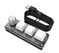 Genérico Macro Keyboard Programmable | Programming Knob Keypads | Silent Mechanical Keyboard For Business Work Study Adults Office Game, Computer Accessories