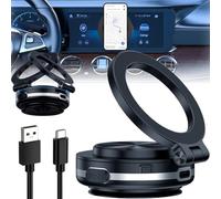 Genérico Maggrip Pro 360 2.0, Nixie Phone Holder, Mpp Gripmaster Pro 360 Magnetic Holder New 2024, 360 Rotatable Car Magnetic Phone Mount for iPhone (Black)
