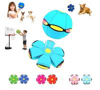 Genérico Magic Meta Ball Bouncing Ball, Children's Bouncing Balls Magic Meta Balls, Parent-Child Interaction, Dual Form Freely Switchable, with 6 Light, Suitable for Indoor & Outdoor Use (Lake Blue)