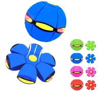 Genérico Magic Meta Ball, Magic Bouncing Ball, Children's Bouncing Balls, Dual Form Time Delay Transformation Bouncy Balls with 6 Lights, Parent-Child Interaction Toy (Blue,No Light)