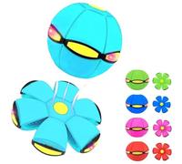 Genérico Magic Meta Ball, Magic Bouncing Ball, Children's Bouncing Balls, Dual Form Time Delay Transformation Bouncy Balls with 6 Lights, Parent-Child Interaction Toy (Light Blue,No Light)