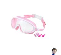 Genérico Magic Puffy Goggles,Kiggles Safe and Smart Swim Goggles for Kids,HD Waterproof and Anti-Fog U (Pink white)