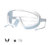 Genérico Magic Puffy Goggles, Recognizeknow Swim Goggle, Anti-Fog Waterproof with Ear Plugs for Ages 3-14 (light blue)