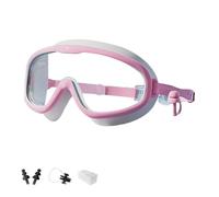 Genérico Magic Puffy Goggles, Recognizeknow Swim Goggle, Anti-Fog Waterproof with Ear Plugs for Ages 3-14 (buckle-white)
