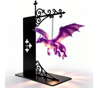 Genérico Magical Floating Dragon Bookshelf Lamp (1pc)